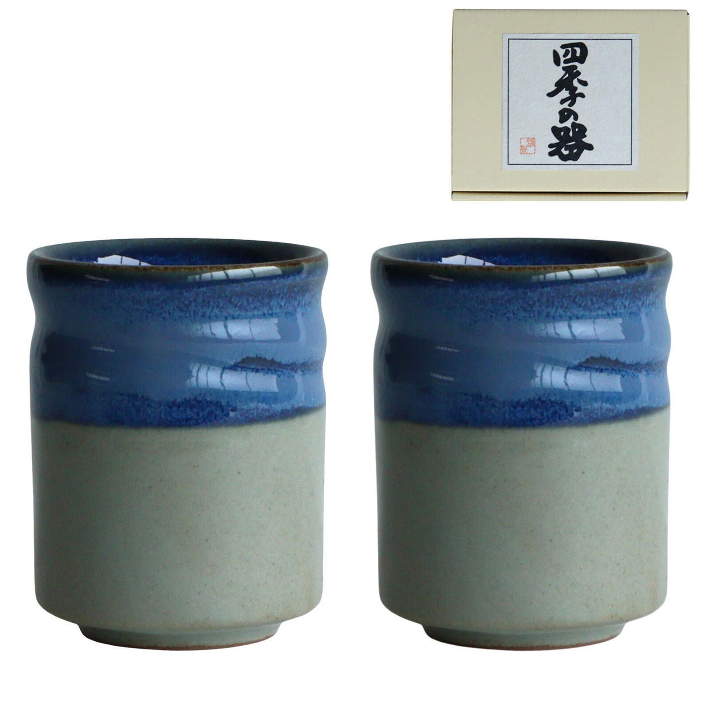 Minoware Teacup Set of Two | Blue