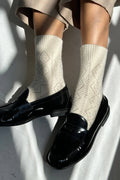 Cashmere Pointelle Socks | various colours