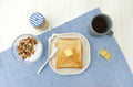 Ceramic Cat Toast Plate | Brown & Ivory