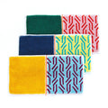 Set of 3 Face Towel | Geometric