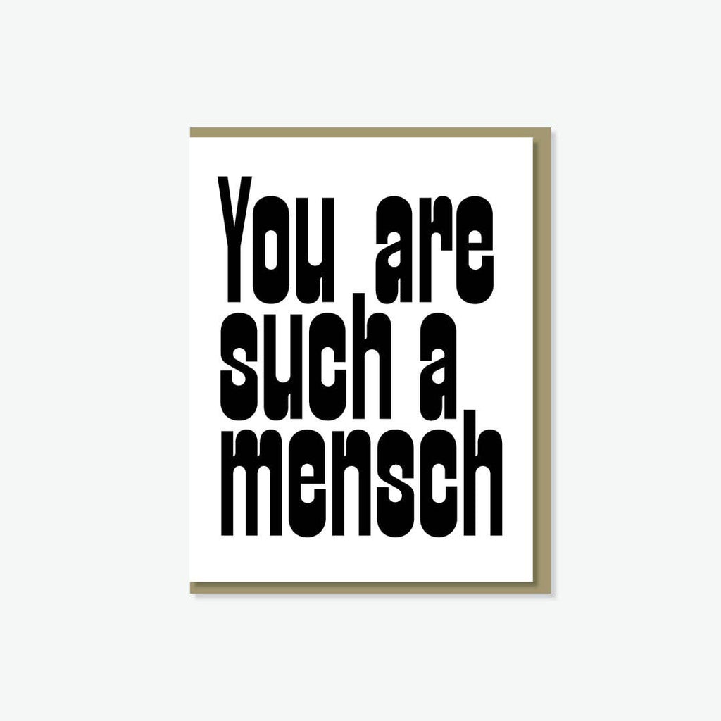 Such a Mensch Card