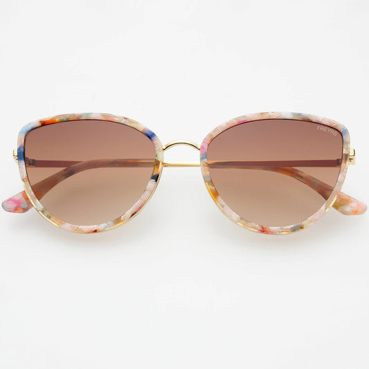 Luna Acetate Cat Eye Women's Sunglasses | Rose Tortoise