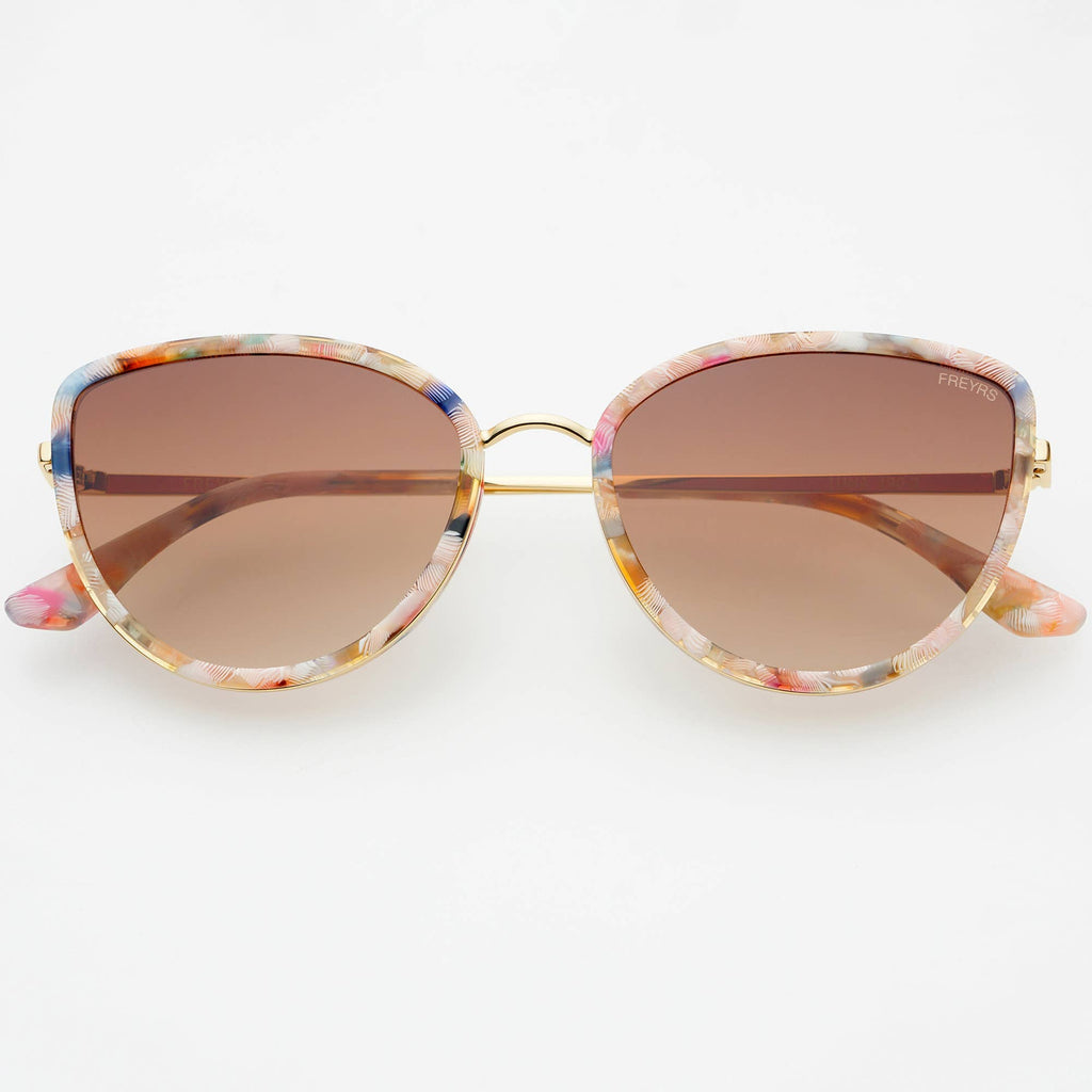 Luna Acetate Cat Eye Women's Sunglasses | Rose Tortoise