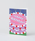 'Happy Birthday Icing Cake' Greetings Card