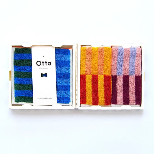 Set of 3 Face Towel | Stripe