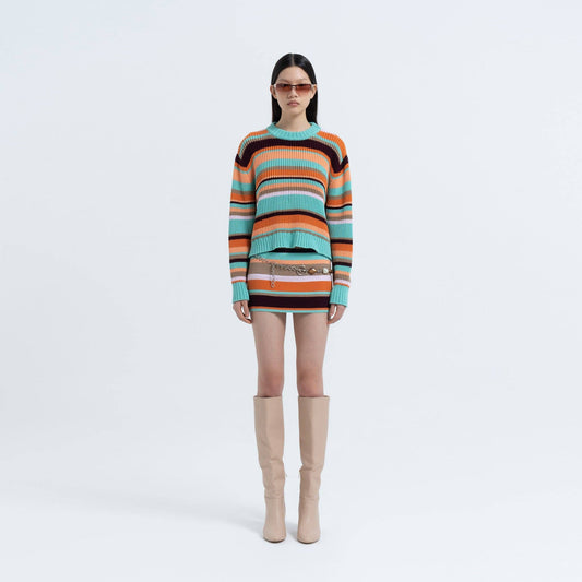 Stripe Standard Sweater | Multi