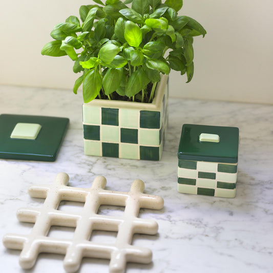 Trivet Grid | Speckle Beige