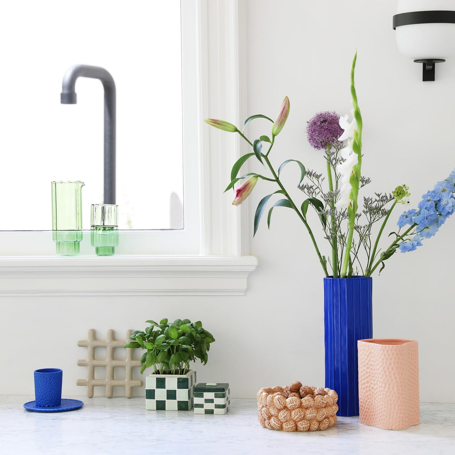 Trivet Grid | Blue