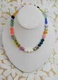 Pearl Beaded Necklace | Multicoloured