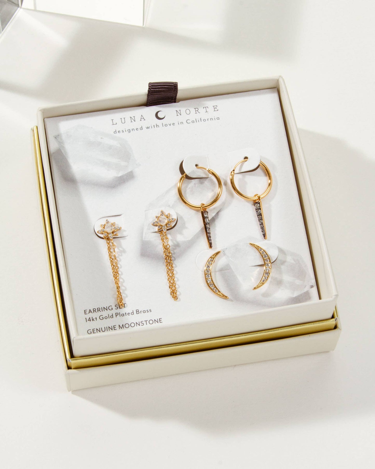 Twilight Earring Set | Moonstone