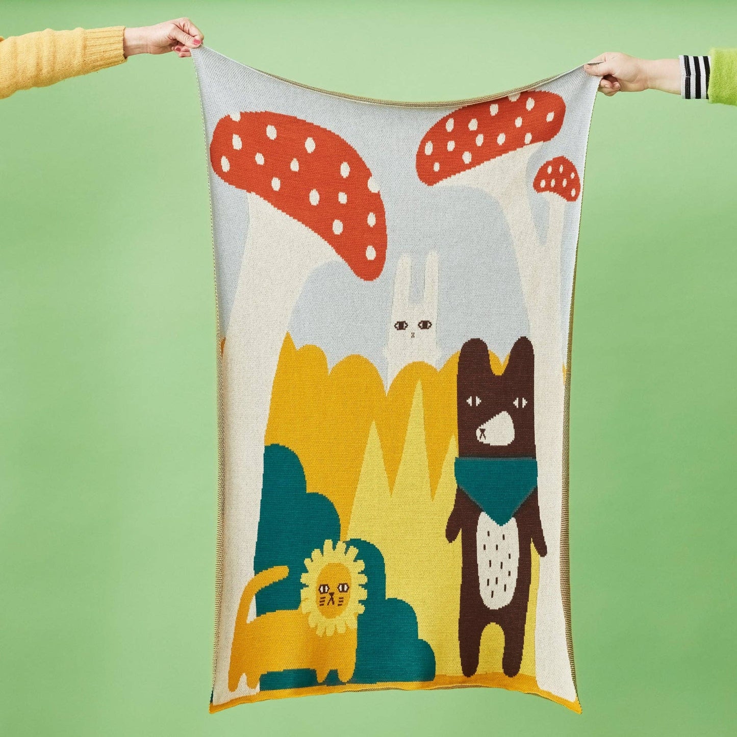 Organic Cotton Blanket | Trees and Creatures