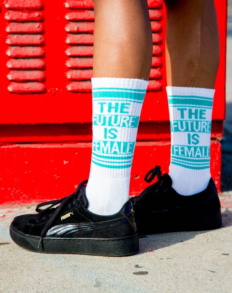 The Future is Female | Gym Crew Socks