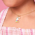 Sweet Petite Necklace | Easter Bunny and Blooms