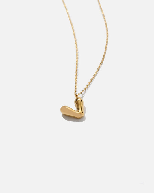 Worn in Paris Heart Necklace | Gold