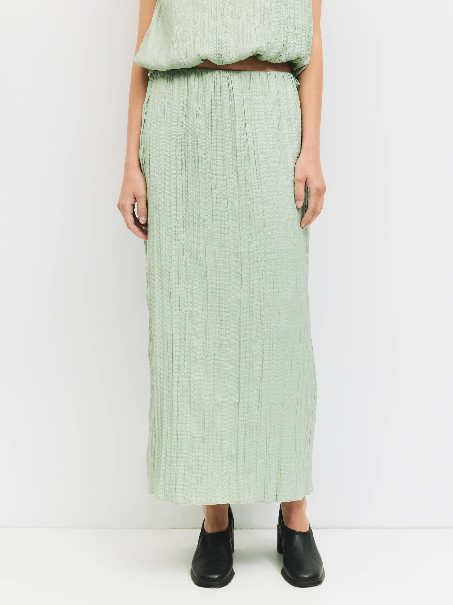 Dunn Skirt | Pleated Midi Skirt