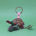 Tortoise Key Fob: Lilac