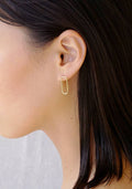 Oval Stud | Gold