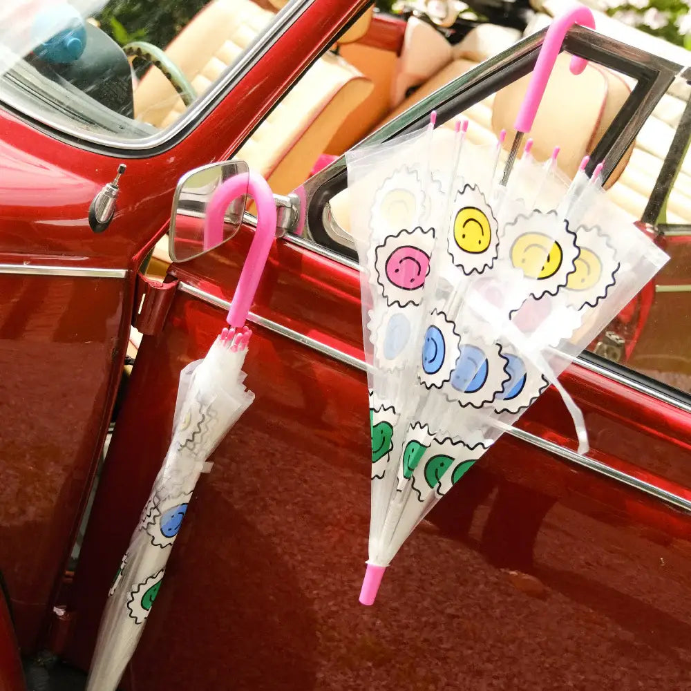Clear Umbrella | Smiley
