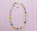 Muted Muticolor Beaded Necklace