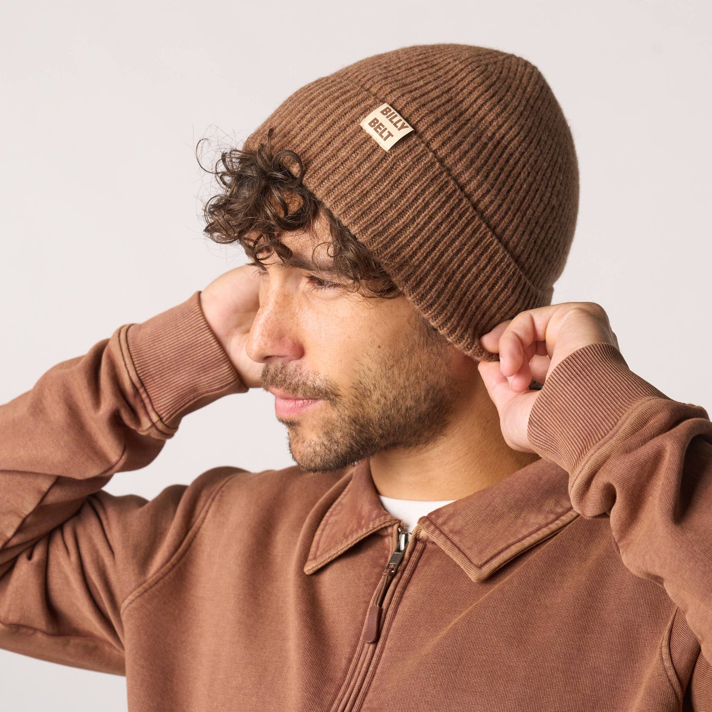 Wool Beanie | Brown