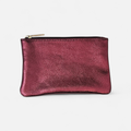 Metallic Leather Pouch | More Colours Available
