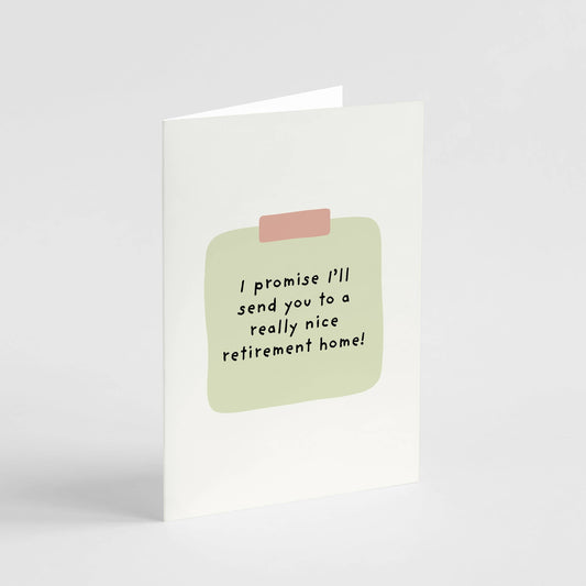 Retirement Home Card