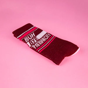 Buh Bye Patriarchy | Gym Crew Socks