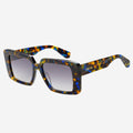 Camilla Rectangular Sunglasses | Blue Tortoise