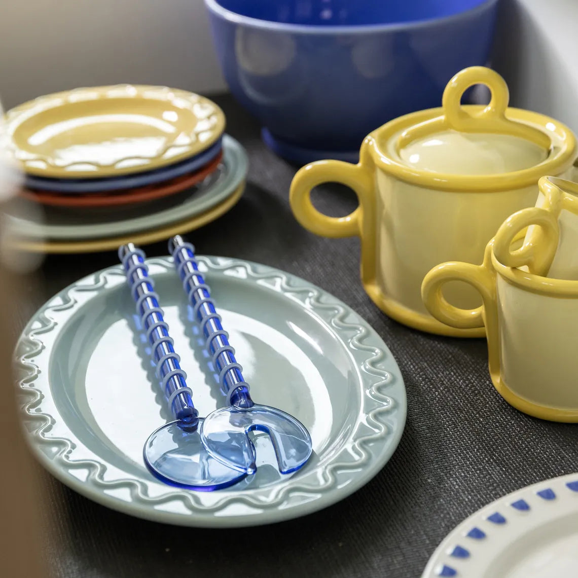 salad server | sling blue