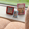 Rift Photo Frame | Square Burgundy
