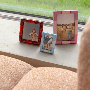 Rift Photo Frame | Square Burgundy