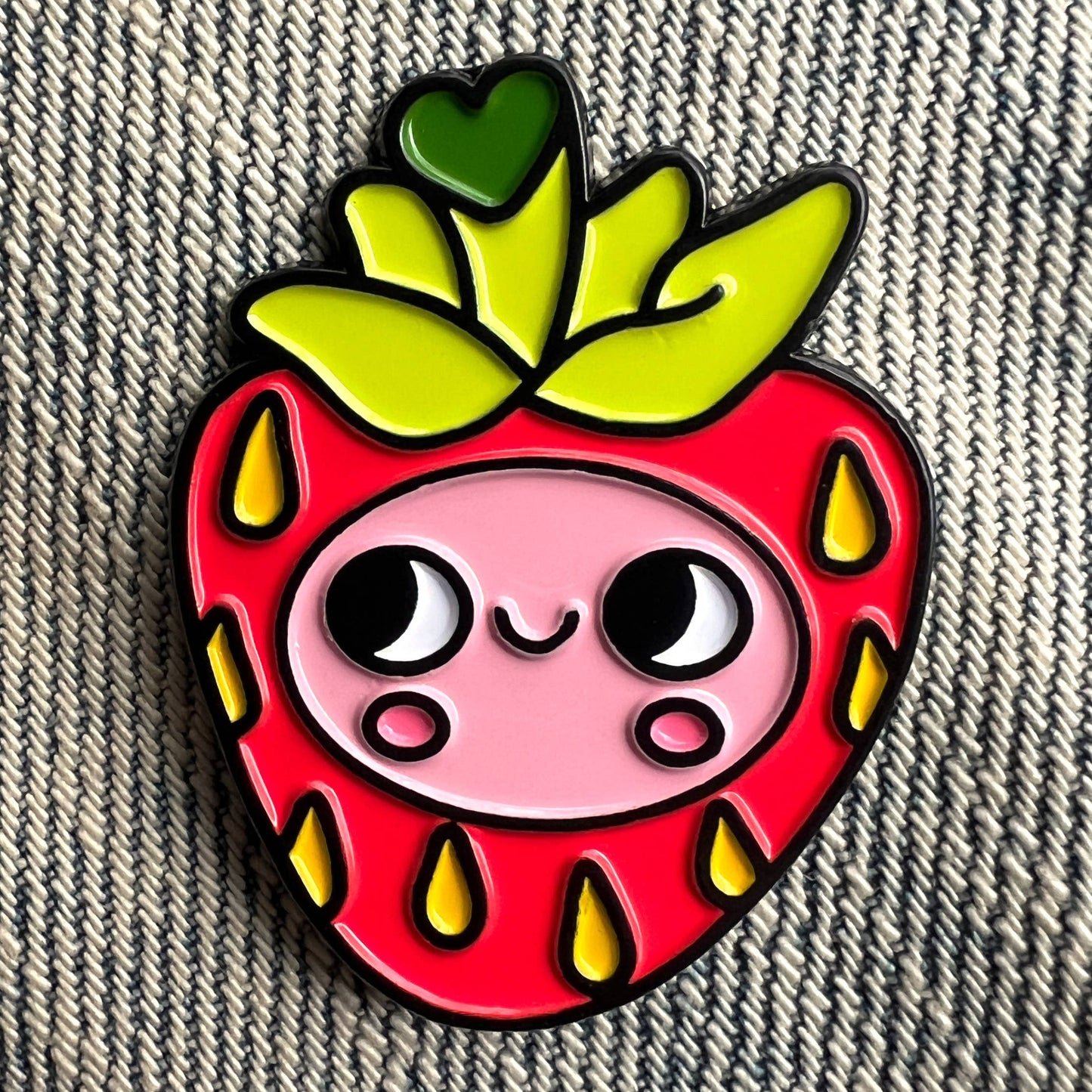 Enamel Pin - Strawbebby