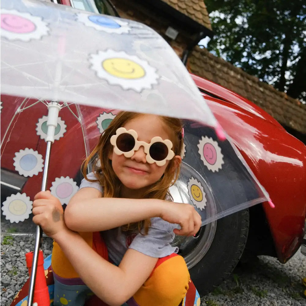 Clear Umbrella | Smiley