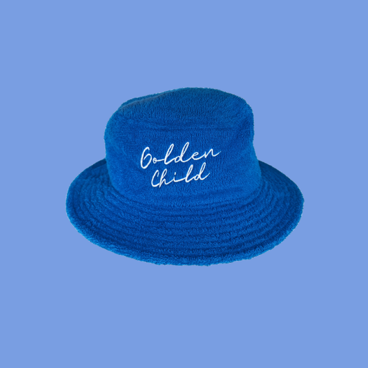 Brimmed Hat Terry | Electric Blue