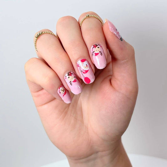 Pink Noel | Nail Wrap
