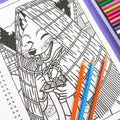 Coloring book - A4 format, 35 pages