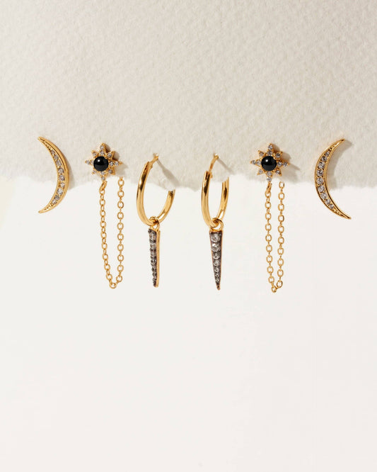 Twilight Earring Set | Black Onyx