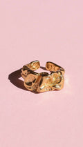 Lava Melted | Gold Ring