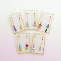 Beaded Dangle Chain | Mix and Match Earrings