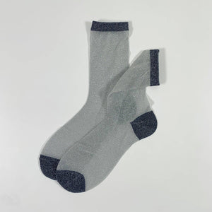 Women's Crew Sock | Sheer Glitter