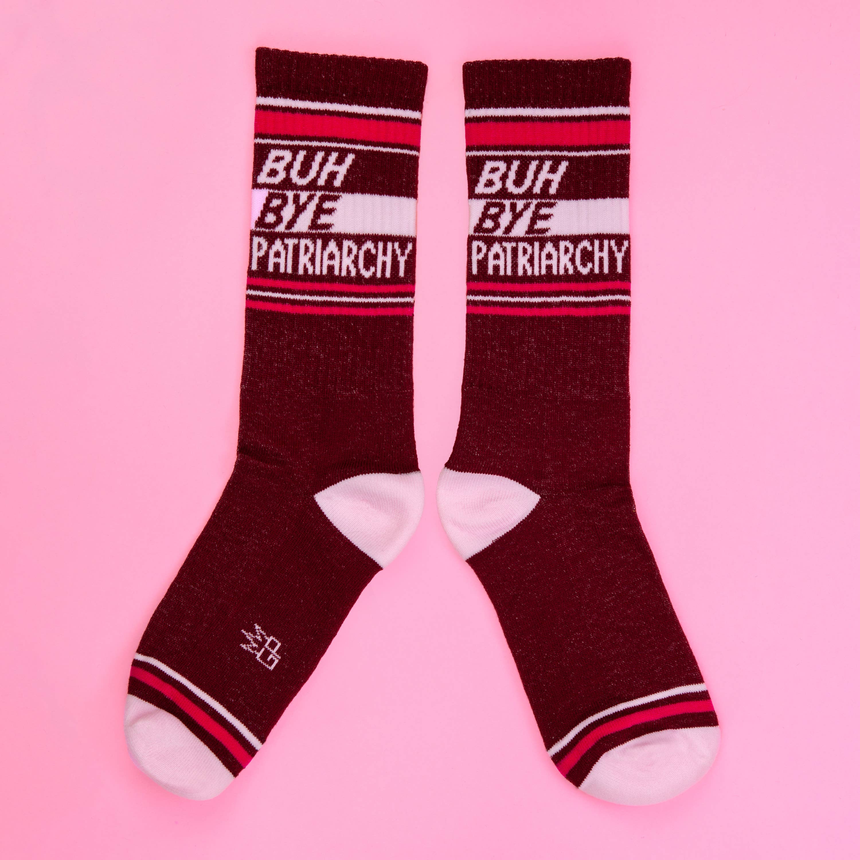 Buh Bye Patriarchy | Gym Crew Socks