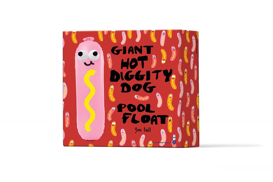 Hot Diggity Dog Pool Float X-Large x Jon Burgerman