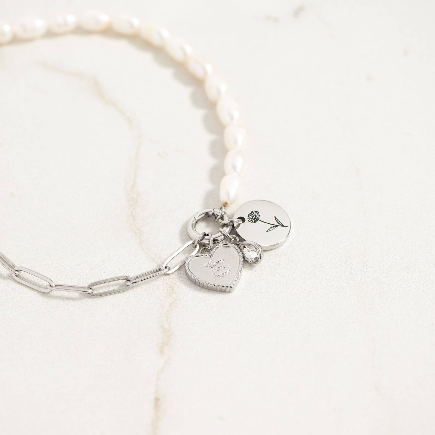 Freshwater Pearl  Split Chain Necklace | various colours