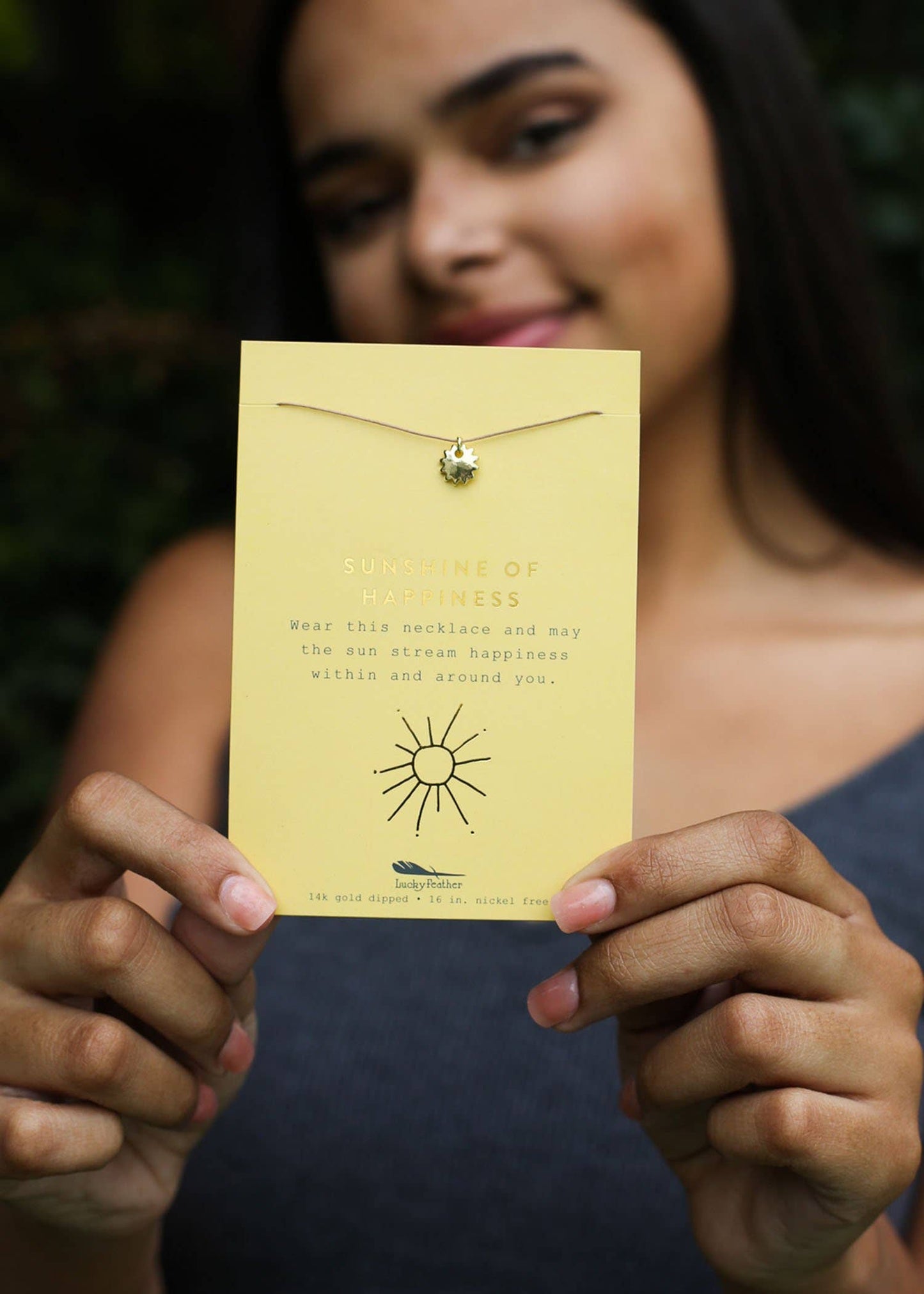 New Moon Gold Necklace | Sunshine