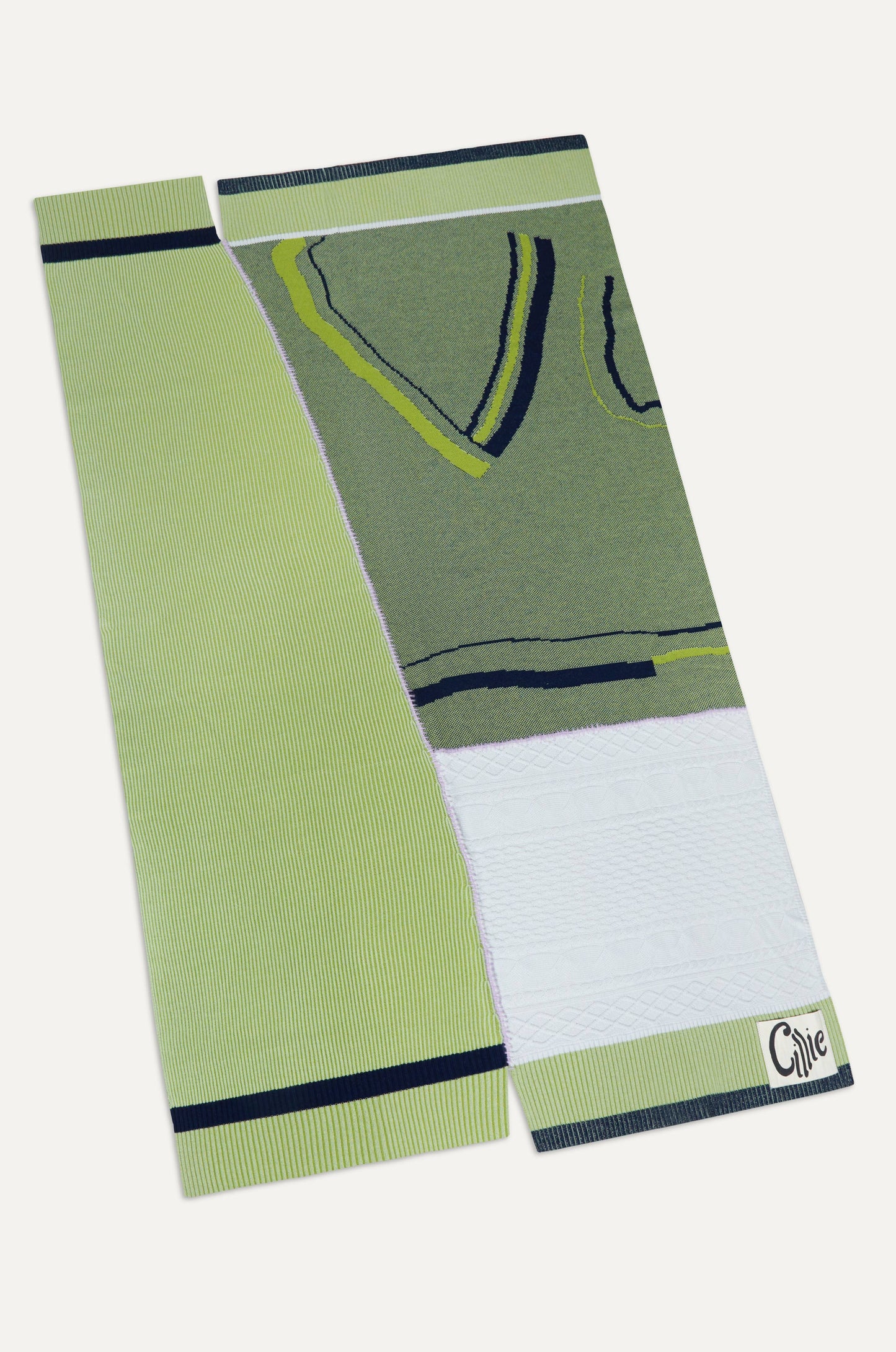 Knitted Patchwork Throw | Cabbage