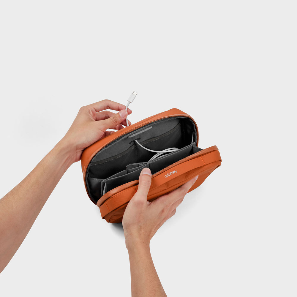 2-1 Tech Pouch | Terracotta