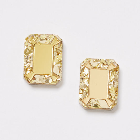 Brilliant Stud Earring | Gold