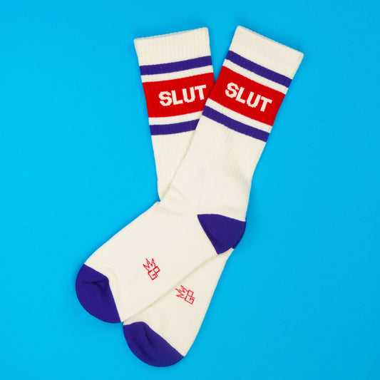 Slut | Gym Crew Socks
