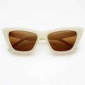 Siena Cat Eye Sunglasses | Milky White
