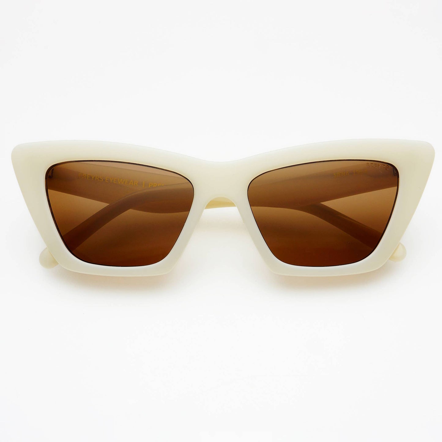 Siena Cat Eye Sunglasses | Milky White